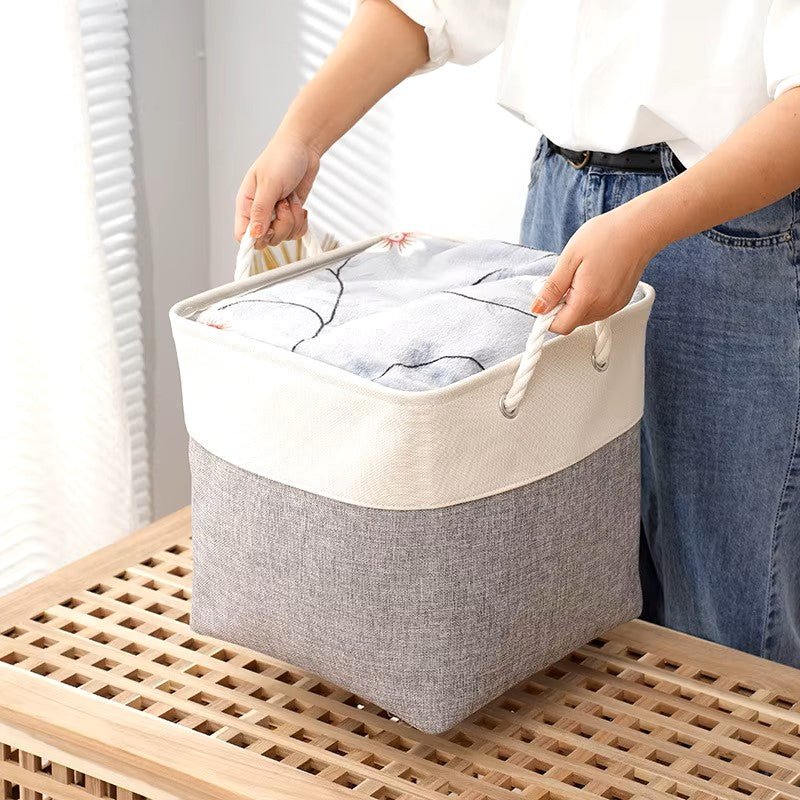 LingeBox™ - Blanc & Gris - Ma Boîte à Rangement