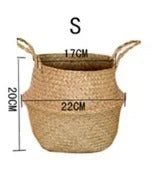Cache pot en osier | Bohème Naturel
