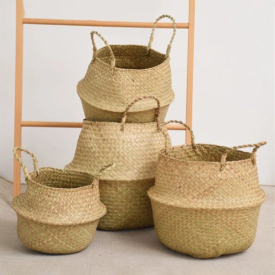 Cache pot en osier | Bohème Naturel