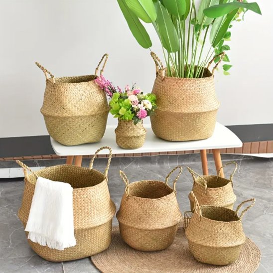 Cache pot en osier | Bohème Naturel