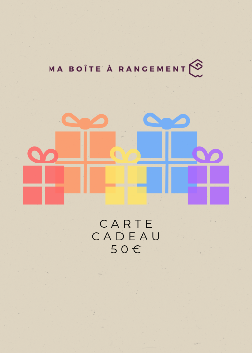 Carte Cadeau Ma Boite a Rangement