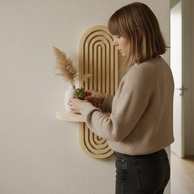 Etagere murale bois | Nature Épurée
