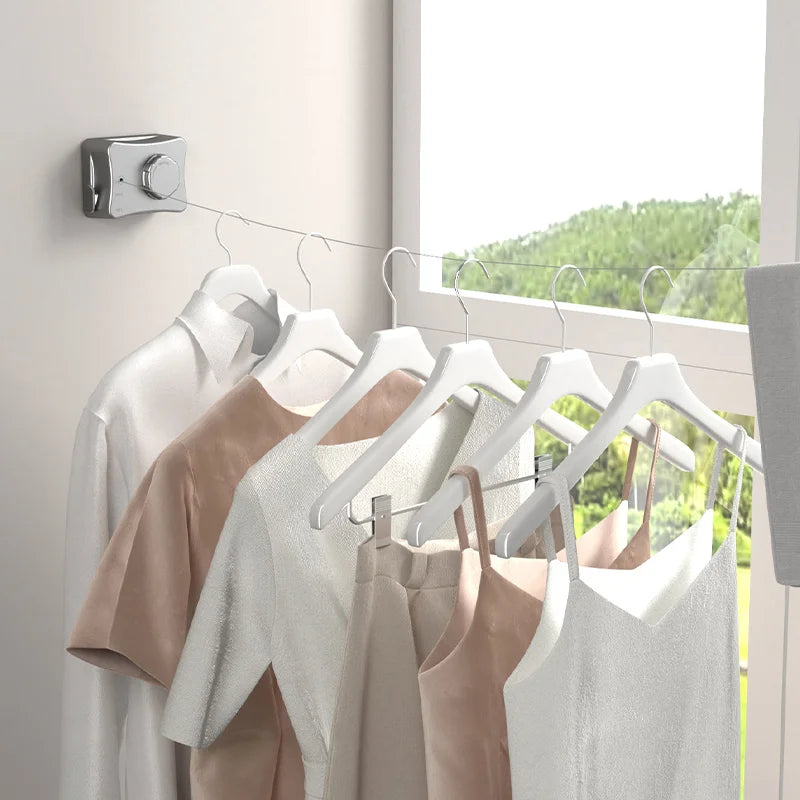 Etendoir a linge rétractable - ClothesDryer™