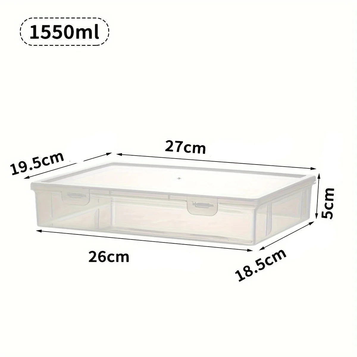 Boite de rangement plastique