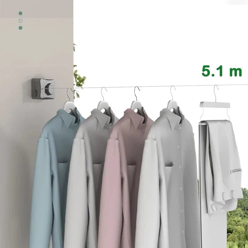 Etendoir a linge rétractable - ClothesDryer™
