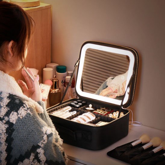 Trousse maquillage | Élégance Compacte