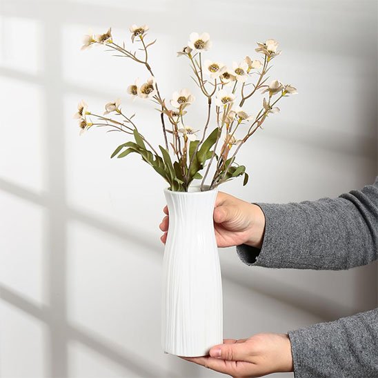 Vase | Géométrique Blanc