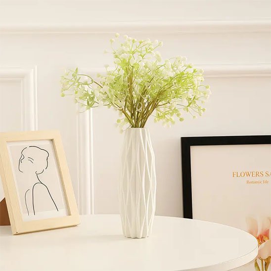 Vase | Géométrique Blanc