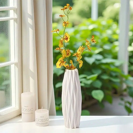 Vase | Géométrique Blanc