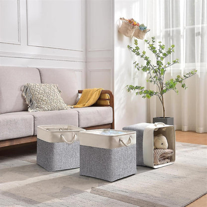 LingeBox™ - Blanc & Gris - Ma Boîte à Rangement