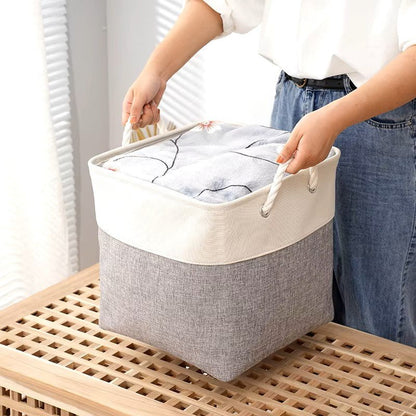 LingeBox™ - Blanc & Gris - Ma Boîte à Rangement