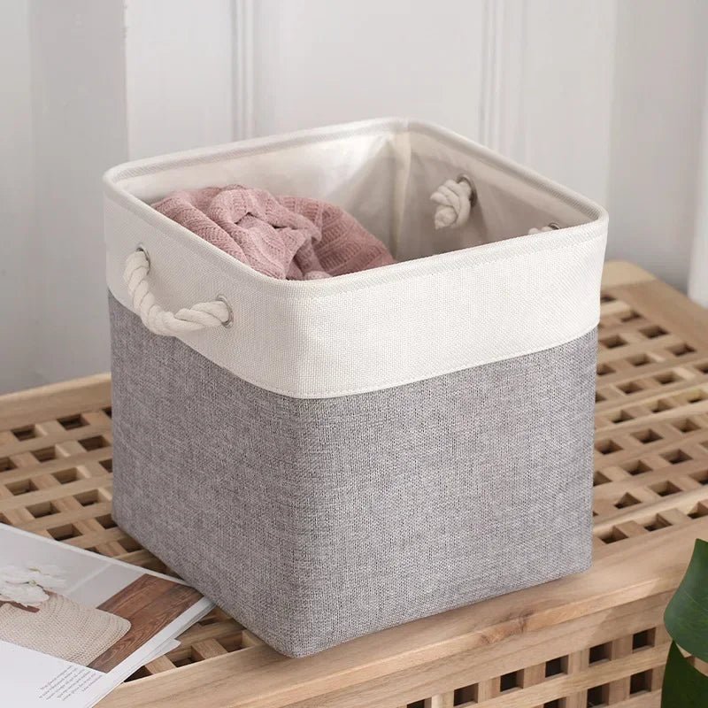 LingeBox™ - Blanc & Gris - Ma Boîte à Rangement
