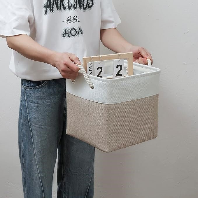 LingeBox™ - Blanc & Rose - Ma Boîte à Rangement