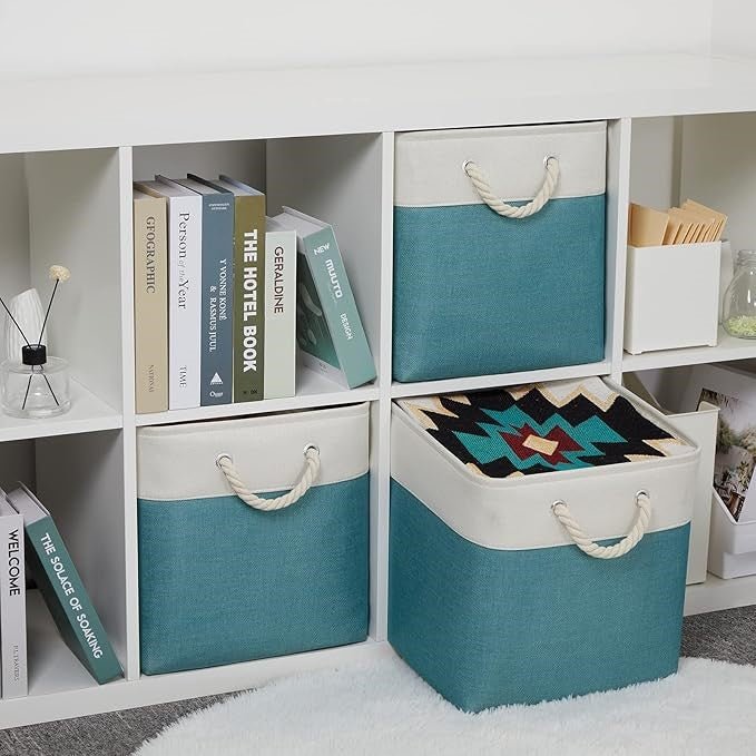 LingeBox™ - Blanc & Vert - Ma Boîte à Rangement