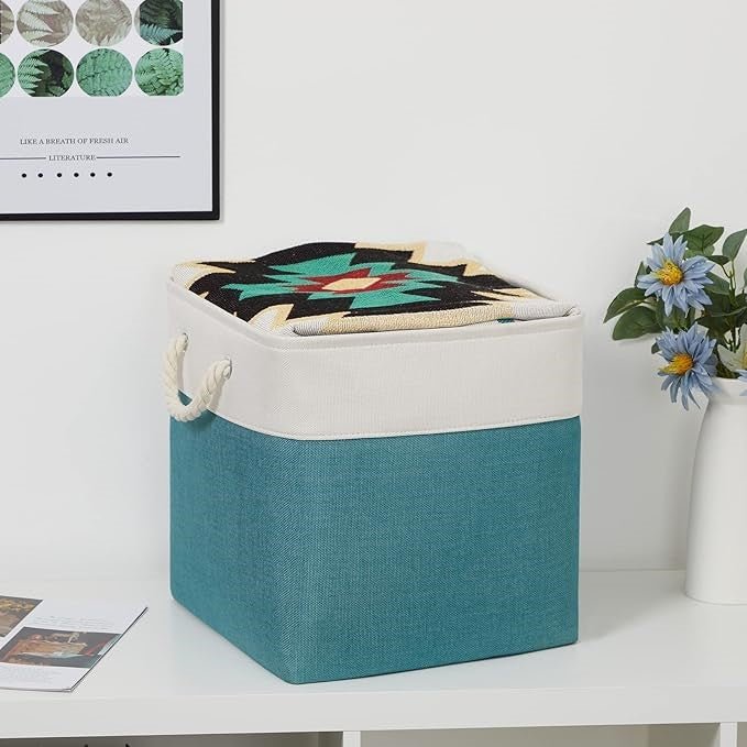 LingeBox™ - Blanc & Vert - Ma Boîte à Rangement