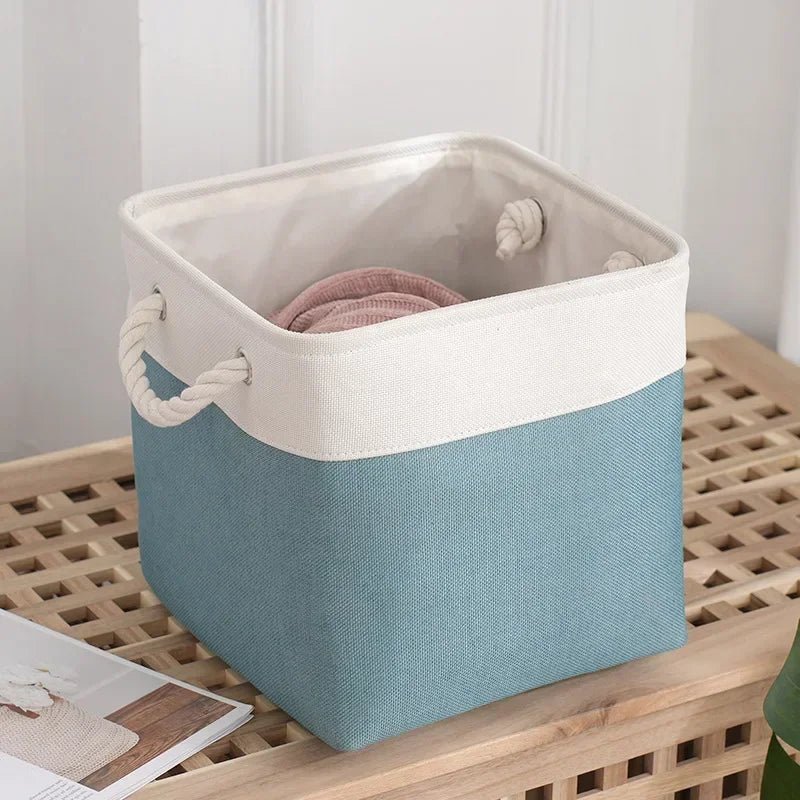 LingeBox™ - Blanc & Vert - Ma Boîte à Rangement