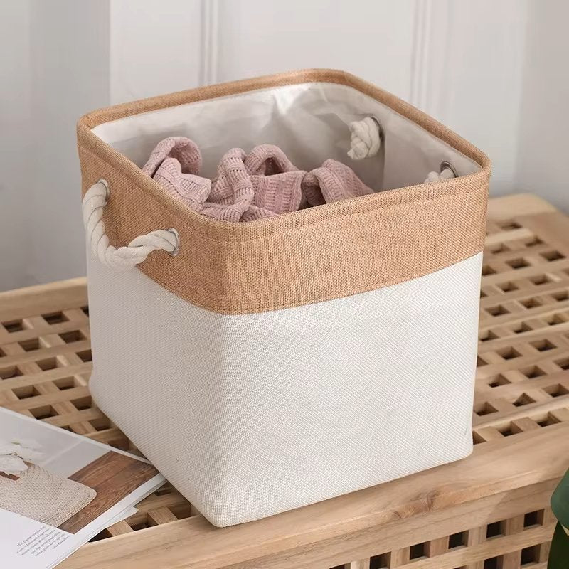 LingeBox™ - Kaki & Blanc - Ma Boîte à Rangement