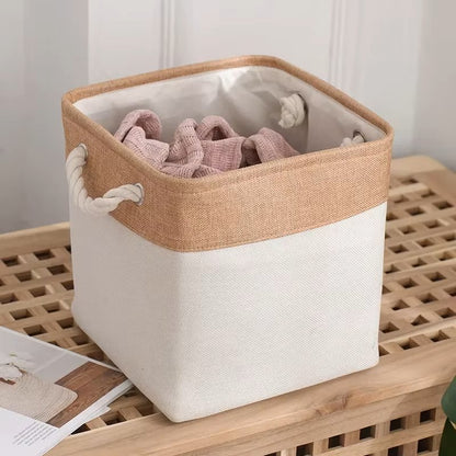LingeBox™ - Kaki & Blanc - Ma Boîte à Rangement