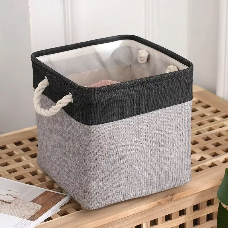 LingeBox™ - Noir & Gris - Ma Boîte à Rangement